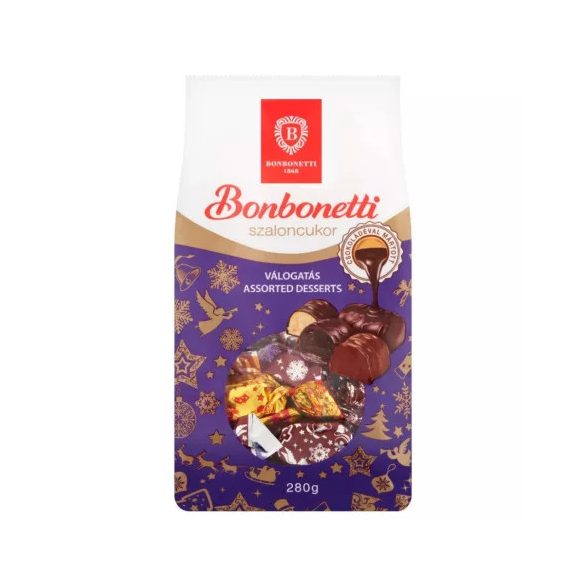 Bonbonetti Ét- és tejcsokoládés szaloncukor válogatás 280g