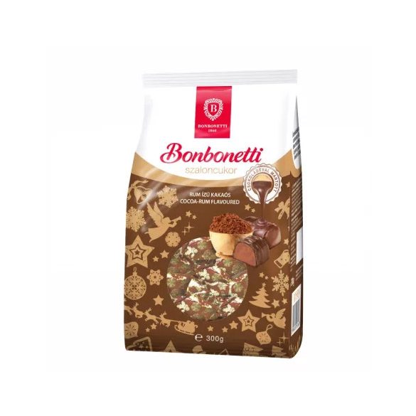 Bonbonetti Rum ízű kakaós szaloncukor 280g