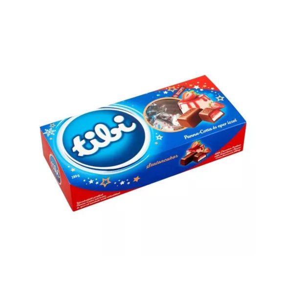 Tibi Panna Cotta ízű krémes és eperrel ízesített zselés szaloncukor 280g