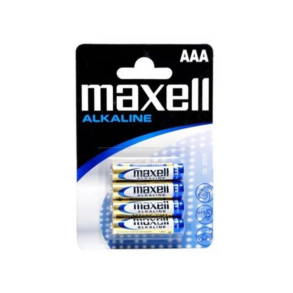 Maxell alkáli mikro AAA elem LR03 4 db/csomag