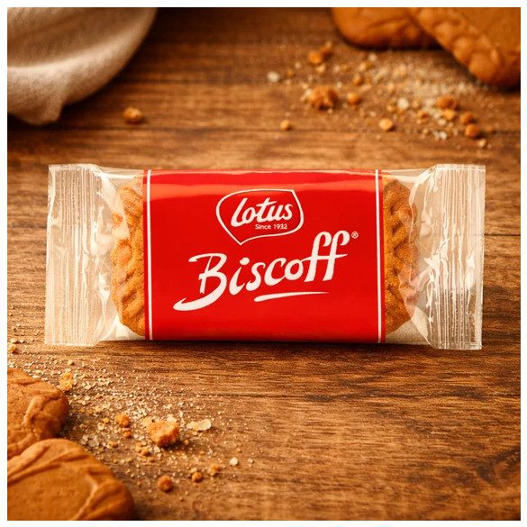 Lotus Biscoff eredeti karamellás keksz 6.25g 50 db/csomag egyesével csomagolt!