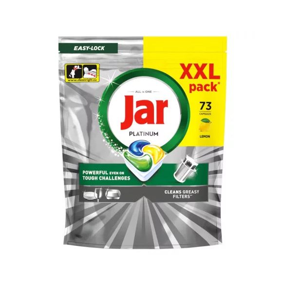 Jar mosogatógép tabletta Platinum lemon 73 db/csom