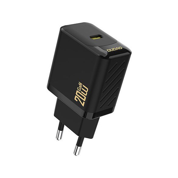 Dudao A26 PD20W GaN USB-C töltő - fekete