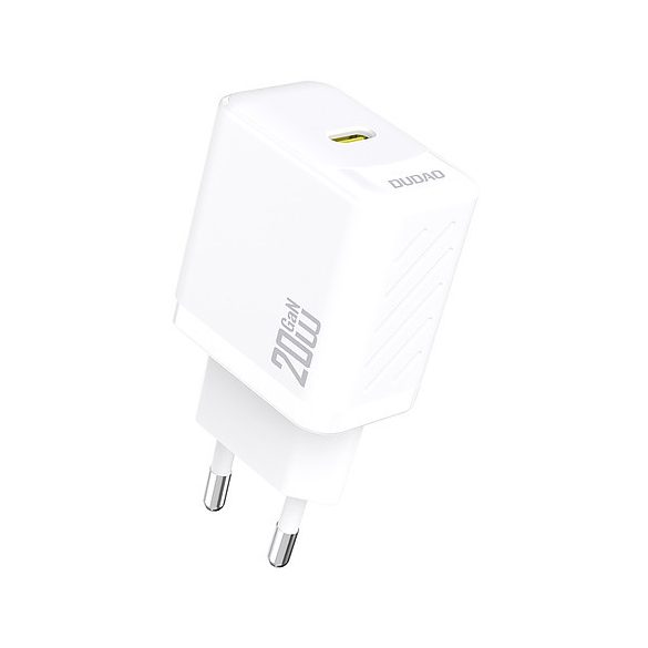 Dudao A26 PD20W GaN USB-C töltő - fehér