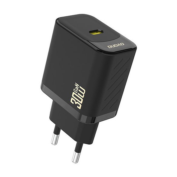 Dudao A27P 30W PD GaN USB-C fali töltő - fekete