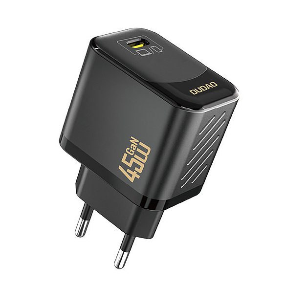 Dudao A28 45W GaN USB-C fali töltő - fekete