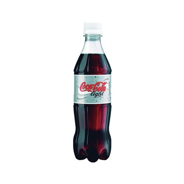 Üdítőital, szénsavas, 0,5 l, COCA COLA "Coca Cola Light" (12 db/gyűjtő)