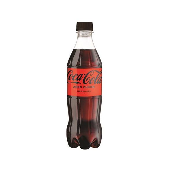 Üdítőital, szénsavas, 0,5 l, COCA COLA "Coca Cola Zero" (12 db/gyűjtő)