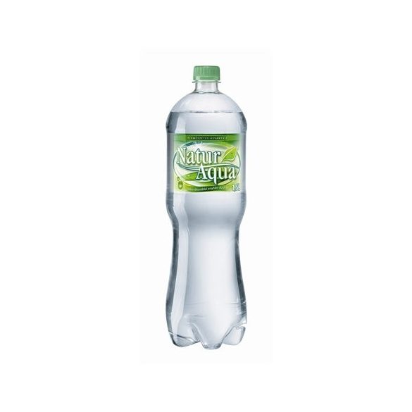 Ásványvíz, enyhe, 1,5 l, NATUR AQUA (6 db/gyűjtő)