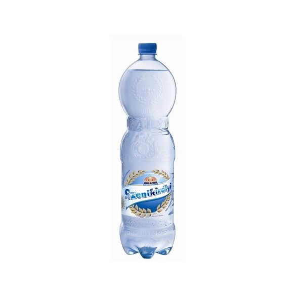 Ásványvíz, szénsavas, 1,5 l, SZENTKIRÁLYI (6 db/gyűjtő)