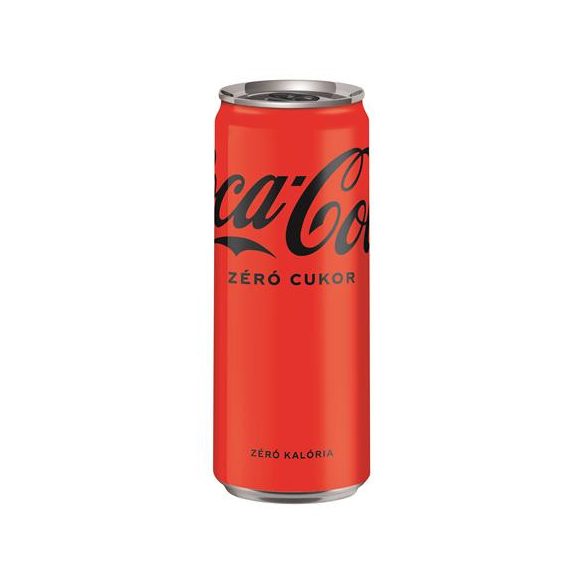 Üdítőital, szénsavas, 0,33 l, dobozos, COCA COLA "Coca Cola Zero" (24 db/gyűjtő)