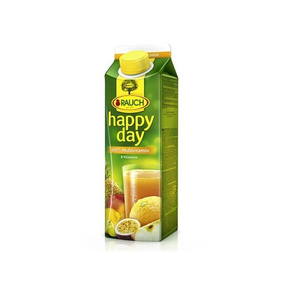 Gyümölcslé, 100%, 1 l, RAUCH "Happy day", multivitamin