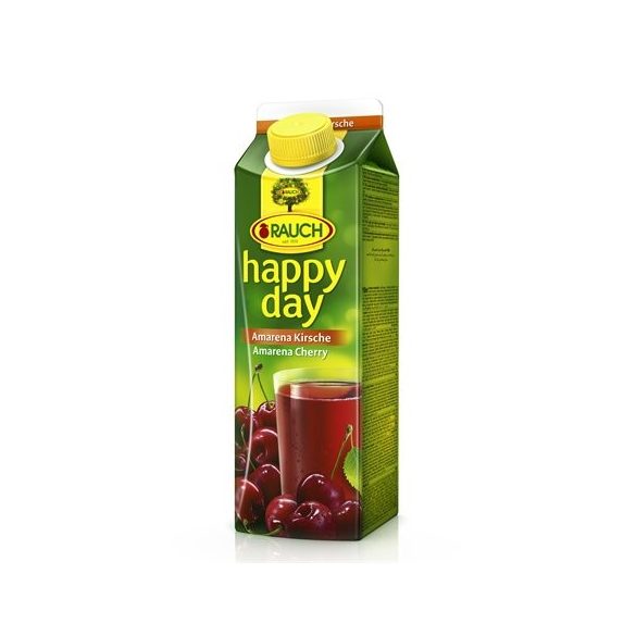 Gyümölcslé, 50%, 1 l, RAUCH "Happy day", amarena meggy