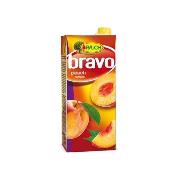 Gyümölcslé, 25%, 1,5 l, RAUCH "Bravo", őszibarack