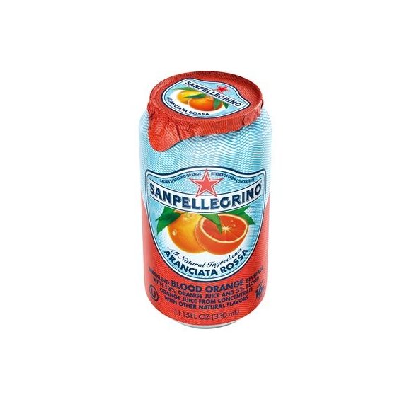 Üdítőital, szénsavas, 0,33 l, SAN PELLEGRINO, vérnarancs