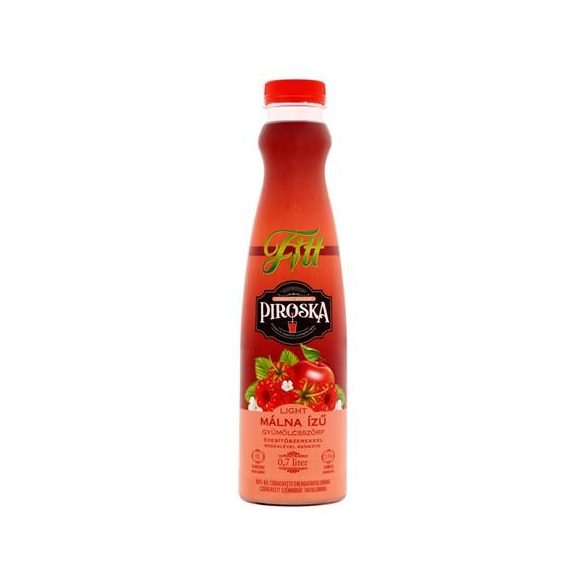 Szörp, light, 0,7 l, PIROSKA "Fitt", málna +DRS
