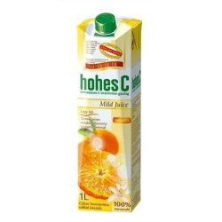   Gyümölcslé, 100%, 1 l, HOHES C "Mild Juice", narancs
