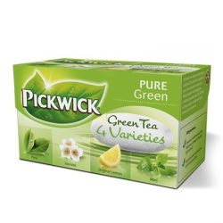   Zöld tea, 20x2 g, PICKWICK "Zöld tea Variációk", citrom, jázmin, earl grey, borsmenta