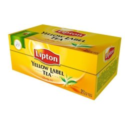 Fekete tea, 50x2 g, LIPTON "Yellow label"