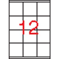 Etikett, univerzális, 70x67,7 mm, APLI, 1200 etikett/csomag