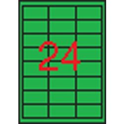Etikett, 70x37 mm, színes, APLI, zöld, 480 etikett/csomag