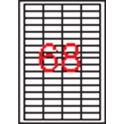   Etikett, univerzális, 48,5x16,9 mm, APLI, 6800 etikett/csomag