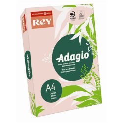   Másolópapír, színes, A4, 80 g, REY "Adagio", pasztell rózsaszín