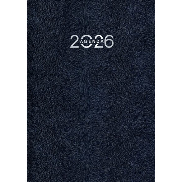 Naptár, tervező, A5, heti, DAYLINER "Animal", Toro-fekete