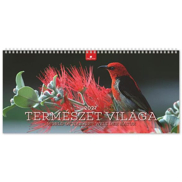 Naptár, asztali, álló, DAYLINER "Természet világa"