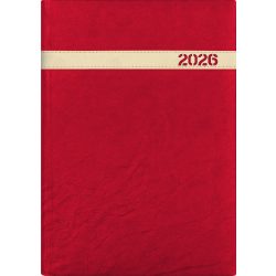   Naptár, tervező, B5, heti, DAYLINER, "The Boss", bordó