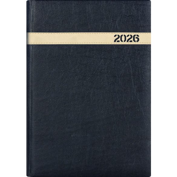 Naptár, tervező, B5, heti, DAYLINER, "The Boss", fekete