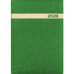   Naptár, tervező, B5, heti, DAYLINER, "The Boss", zöld