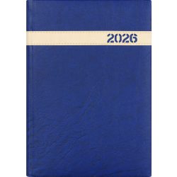   Naptár, tervező, A5, napi, DAYLINER, "The Boss", kék