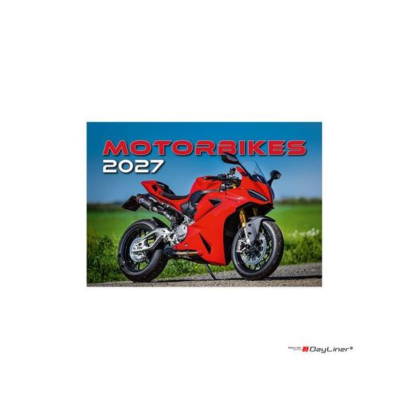 Naptár, fali, DAYLINER, "Motorbikes"