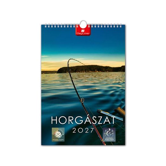 Naptár, fali, DAYLINER, "Horgász"