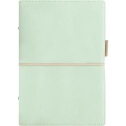   Kalendárium, gyűrűs, betétlapokkal, A5 méret, FILOFAX, "Domino" Soft", pasztellzöld