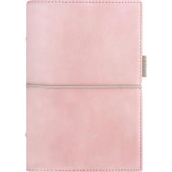   Kalendárium, gyűrűs, betétlapokkal, A5 méret, FILOFAX, "Domino" Soft", pasztell rózsaszín