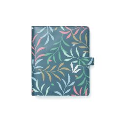   Kalendárium, gyűrűs, betétlapokkal, A5, FILOFAX "Botanical", sötétkék