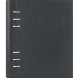   Tervező, naptár és füzet betéttel, A5, FILOFAX "Clipbook Classic", fekete
