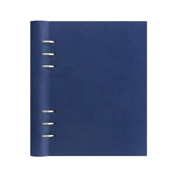 Tervező, naptár és füzet betéttel, A5, FILOFAX "Clipbook Classic", kék