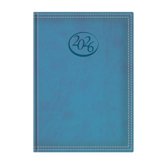 Naptár, tervező, B5, heti, TOPTIMER, "Ace", világoskék