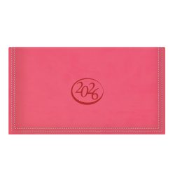   Zsebnaptár, fekvő elrendezésű, TOPTIMER, "Ace", korallpiros