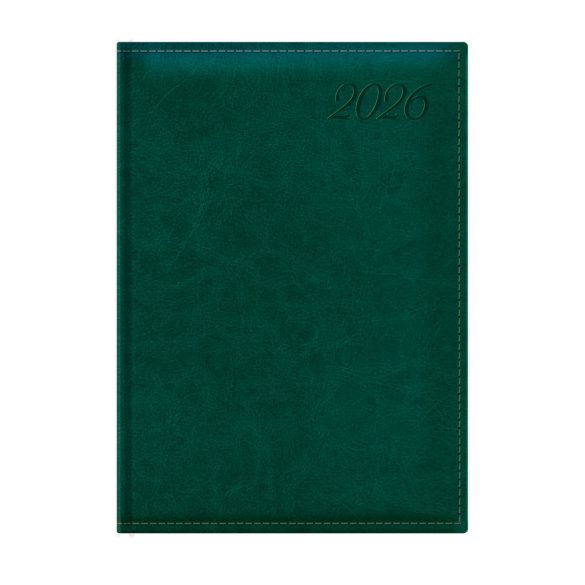 Naptár, tervező, B5, napi, TOPTIMER, "Image", zöld