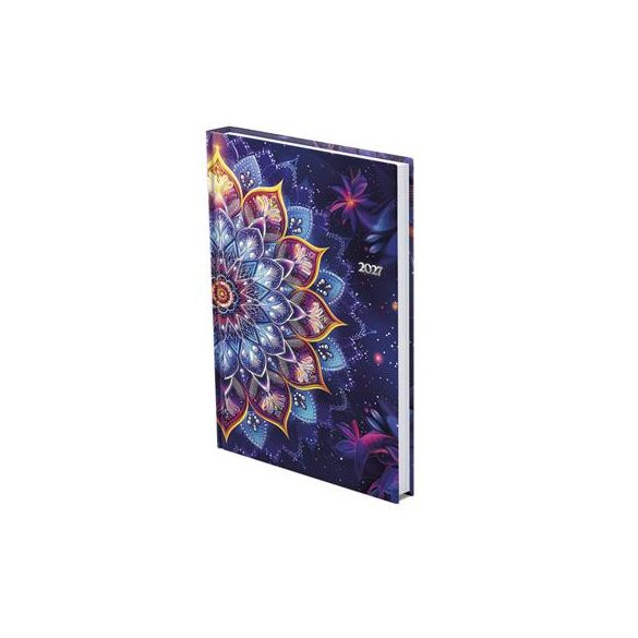 Naptár, tervező, A5, heti, TOPTIMER "Joy", mandala