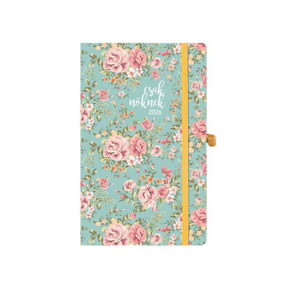 Naptár, tervező, A5, heti, TOPTIMER, "Csak Nőknek", romantik