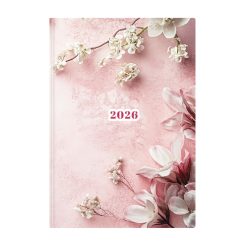   Naptár, tervező, A5, napi, TOPTIMER, "Joy", fátyolvirág