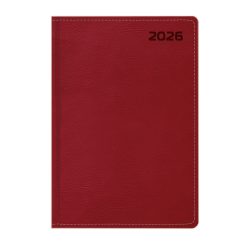   Naptár, tervező, B5, heti, TOPTIMER, "Queen" bordó