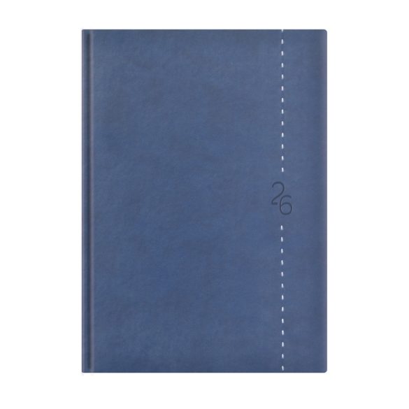 Naptár, tervező, A5, napi, TOPTIMER "Linea", kék