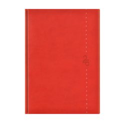   Naptár, tervező, A5, napi, TOPTIMER "Linea", piros