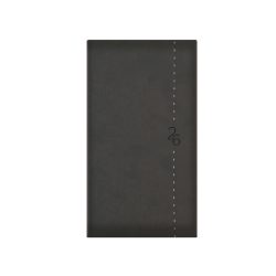   Zsebnaptár, álló elrendezésű, TOPTIMER "Linea", sötétszürke